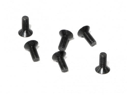 HPI Racing M3x8mm Flat Head Screws (6-Pack)