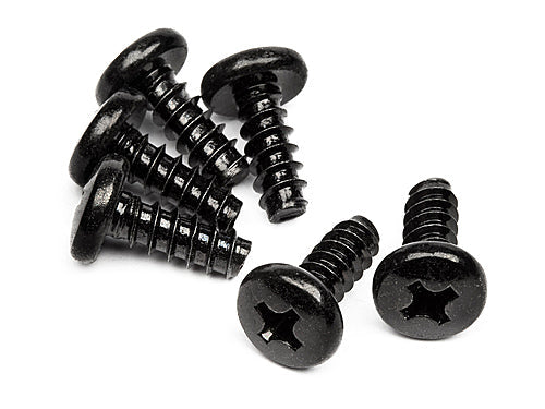 HPI Racing M4x10mm Self-Tapping Binder Head Screws (6-Pack)