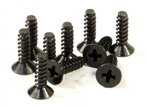HPI Racing M4x15mm Self-Tapping Flat Head Screws (10-Pack)