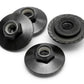 HPI Racing M5x8mm Flanged Lock Nuts Black (4-Pack)