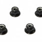 HPI Racing M5 Flanged Lock Nuts Black (4-Pack)