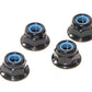 HPI Racing M4 Flanged Lock Nuts (4-Pack)