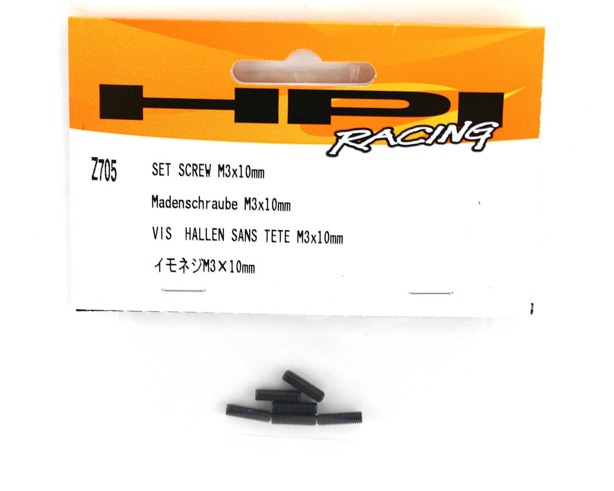 HPI Racing M3x10mm Set Screws (6-Pack)