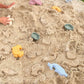 Silicone Sand bucket with toys and shovel