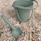 Silicone Sand bucket with toys and shovel