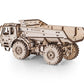 MoAZ-75053 Dump Truck — Mechanical Wooden Model, 538 Pieces
