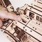 MoAZ-75053 Dump Truck — Mechanical Wooden Model, 538 Pieces