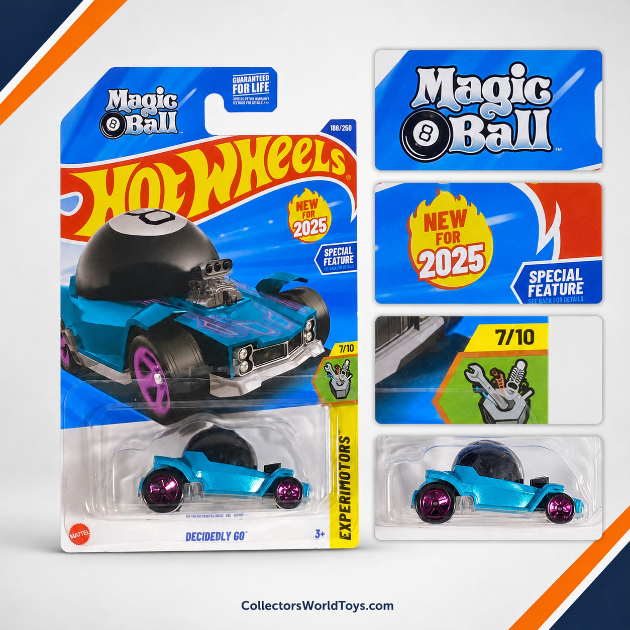 Hot Wheels Decidedly Go | Experimotors Series 7/10 - 188/250