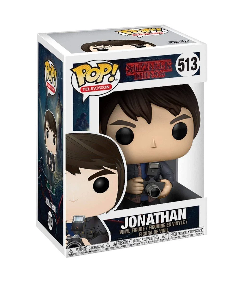 Stranger Things Jonathan With Camera #513 Funko Pop Vinyl Figure