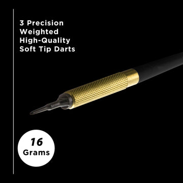 Viper Commercial Brass Bar Darts - Bag Of 45 Darts - Black