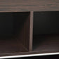 HOMCOM Kids Bookcase Multi-Shelf Book Rack with Mobile Drawer, Brown