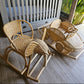 Vintage Inspired Rattan Rocking Car for Toddlers