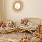 The Heirloom Doll Couch | Boho Montessori Doll Furniture | Eco-Friendly Pretend Play Sofa for Dolls