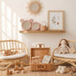 The "Petite Reverie" Miniature Rattan Doll Couch