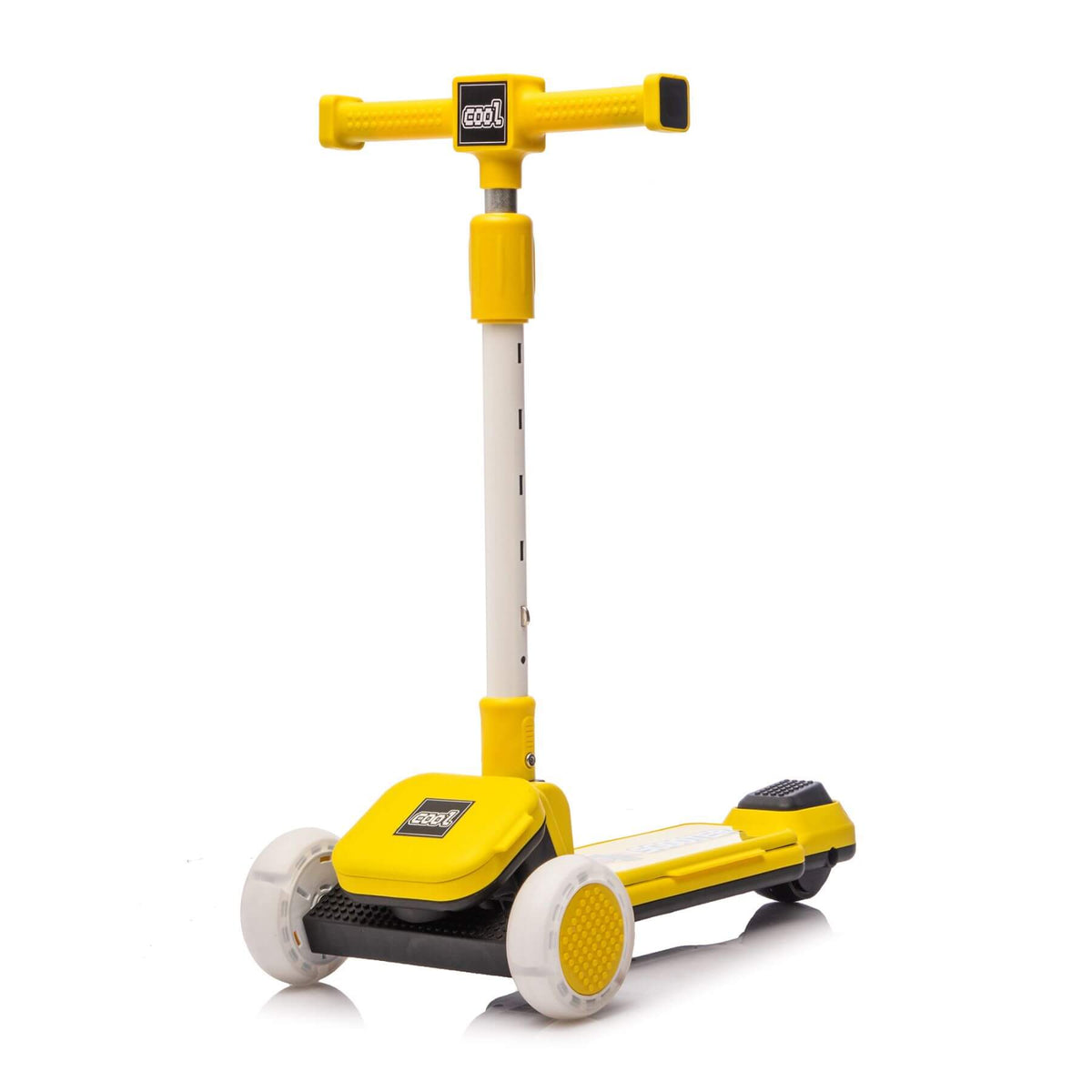 ToyRides Elite Kids Ride On 3-Wheel Scooter W/Buildable Blocks, Aged 3-9, Yellow