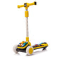 ToyRides Elite Kids Ride On 3-Wheel Scooter W/Buildable Blocks, Aged 3-9, Yellow
