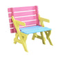 Civil HN Multifunctional Kid's Armchair, Table + 2 Benches (All-in-one), Blue + Pink