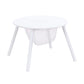 Civil HN Children's White Panel Table with 4 Chairs Set