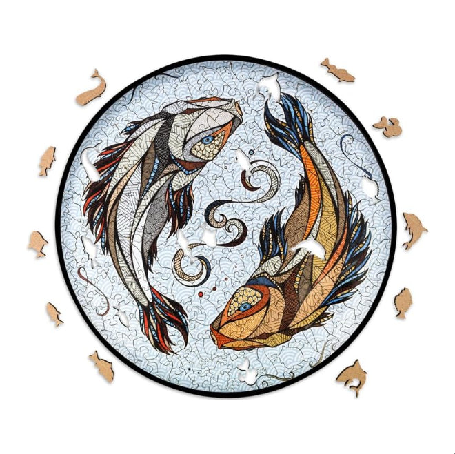 Koi Fish — Wooden Jigsaw Puzzle