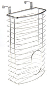 Cabinet Storage Plastic Bag Holder (Chrome)