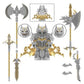 Batman Berserk Anime Minifigure – White Armored Demon Slayer Style