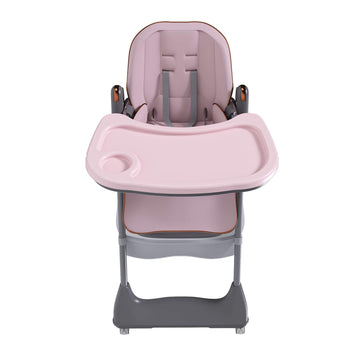 Leavader Adjustable Baby High Chair 0-6 Years, Pink