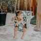 Outdoor Baby & Toddler Swing-Tropical Leaf