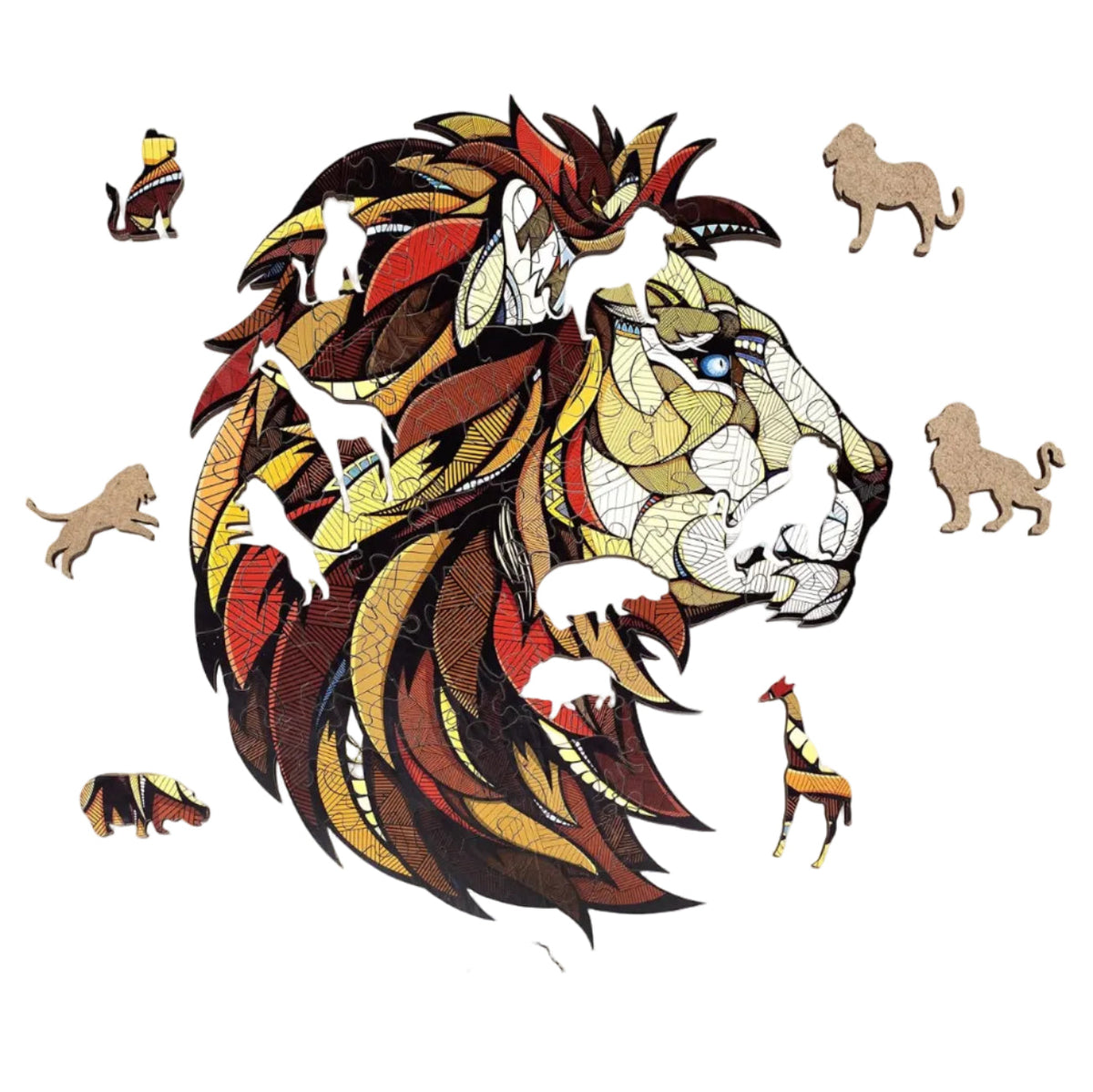 Lion — Wooden Jigsaw Puzzle
