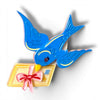 Flight of Fancy Brooch by 50's Vintage Dame x Lipstick & Chrome
