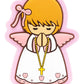 Baby Girl Angel Catholic Fridge Magnet | Guardian Protection | Little Drops of Water
