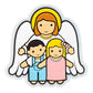 Guardian Angel Children Catholic Fridge Magnet | Divine Protection | Little Drops of Water
