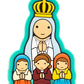 Lady of Fatima Fridge Magnet