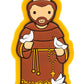 Saint Francis Catholic Fridge Magnet | Animals Patron | Little Drops of Water