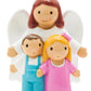 Guardian Angel with Two Children Statue | Baptism Gift | Little Drops of Water