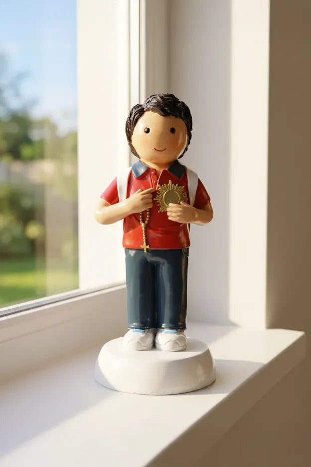Saint Carlo Acutis Miniature Saint Statue