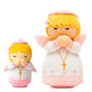 Guardian Angel Girl Catholic Mini 4.75" Plush Doll — Divine Protection