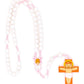 Guardian Angel Catholic Rosary Girls | Pink Prayer Beads | Little Drops of Water