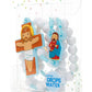 Sacred Heart Catholic Rosary Boys | Blue Prayer Beads | Little Drops of Water