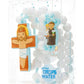 Saint Anthony Catholic Rosary Boys | Blue Prayer Beads | Little Drops of Water