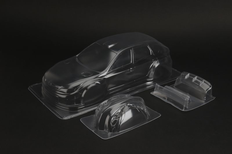 Louise R/C WRX08 1/10 Touring Car Clear Body 190mm with Light Buckets
