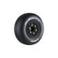 Louise R/C SC-Maglev 1/10 Short Course Tires Soft 12mm 14mm 17mm Removable Hex Mounted Black Rim Pair