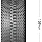 Louise R/C SC-Groove 1/10 Short Course Tires Soft 12mm 14mm 17mm Removable Hex Mounted Black Rim Pair