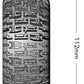 Louise R/C SC-Pioneer 1/10 Short Course Tires Soft 12mm 14mm 17mm Removable Hex Mounted Black Rim Pair
