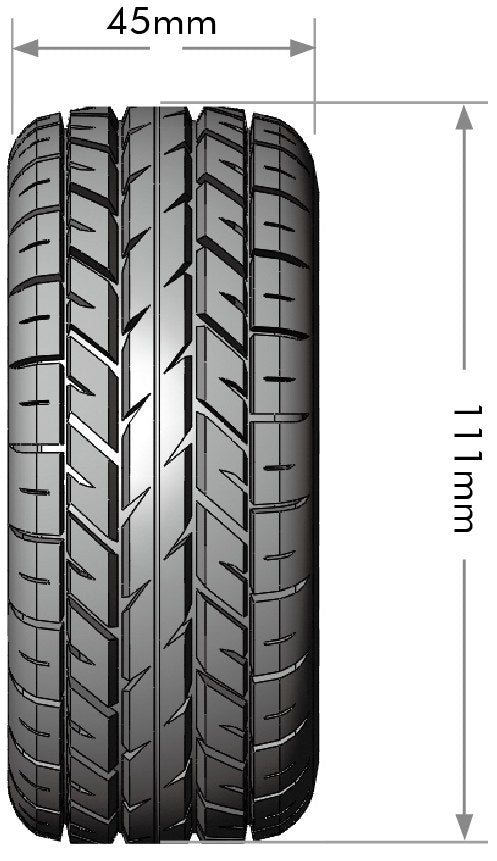 Louise R/C SC-Rocket 1/10 Short Course Tires Soft 12mm 14mm 17mm Removable Hex Mounted Black Rim Pair