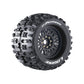 Louise R/C MT-Pioneer Sport 1/8 4.2" Monster Truck MFT Belted Tires, 17mm Hex (0" & 1/2" Offset)