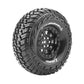 Louise R/C CR-Griffin 1/10 1.9" Crawler Tires Mounted 12mm Hex Super Soft Black Rim Pair