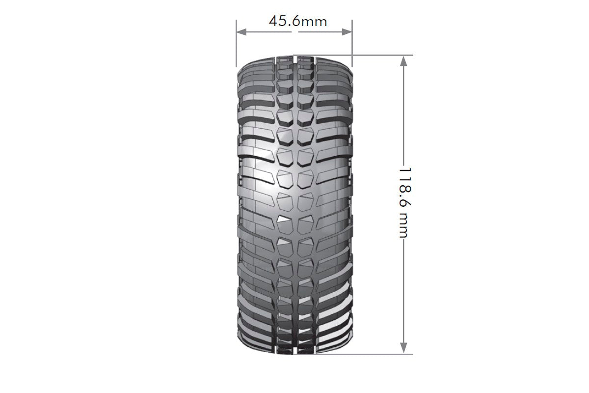 Louise R/C CR-Ardent 1/10 1.9" Crawler Tires Super Soft Unmounted Pair
