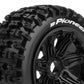 Louise R/C B-Pioneer 1/5 Off-Road Buggy Tires, Mounted on Black Rims (24mm Hex)