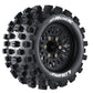 Louise R/C MT-Rock Soft 1/10 2.8" Monster Truck Belted Tires, Removable Hex (12/14/17mm)