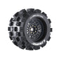 Louise R/C MT-MCross Sport 1/8 3.8" Monster Truck MFT Belted Tires, 17mm Hex (0" & 1/2" Offset)